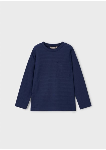 Erkek Çocuk Tshirt - Mayoral - Lacivert - 9 Yaş - 3050-LACİVERT-9 Yaş