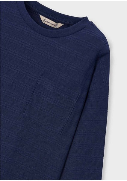 Erkek Çocuk Tshirt - Mayoral - Lacivert - 9 Yaş - 3050-LACİVERT-9 Yaş