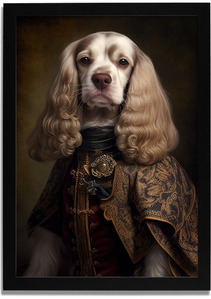 Yapay Zeka Görselli Mdf Plastik Çerçeveli Dekoratif Tablo