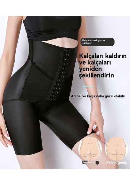 Bayanlar Yüksek Bel Doğum Sonrası Göbek Kontrol Korset Bel Şekillendirme Kalça Kaldırma Düğmeli Yüksek Elastik Kasık Sıkma Vücut Tek Parça Tayt (Yurt Dışından)