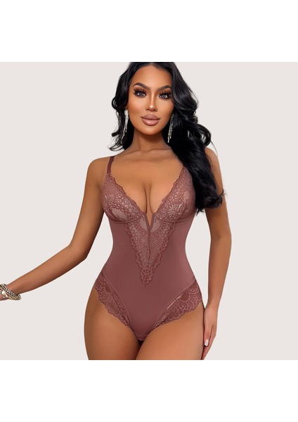 Vücutşekillendirme Iççamaşırıkarın Kontrolükalça Kaldırma Korset Onesie (Yurt Dışından)