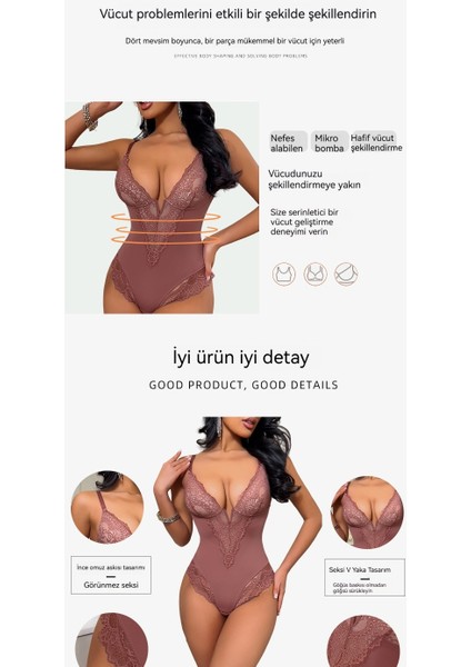 Vücutşekillendirme Iççamaşırıkarın Kontrolükalça Kaldırma Korset Onesie (Yurt Dışından) modelleri