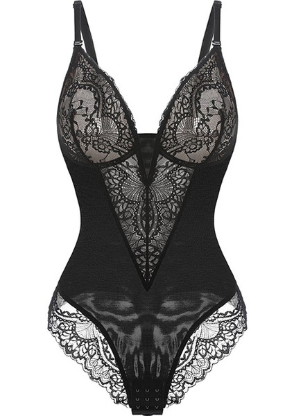Vücut Şekillendirme Iç Çamaşırı Karın Kontrolü Kalça Kaldırma Korset Onesie (Yurt Dışından)