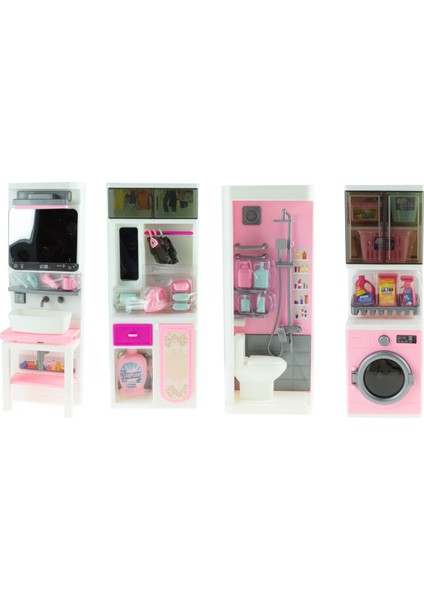 Oyuncak Banyo Seti 4'lü Set Banyo Oyun Seti