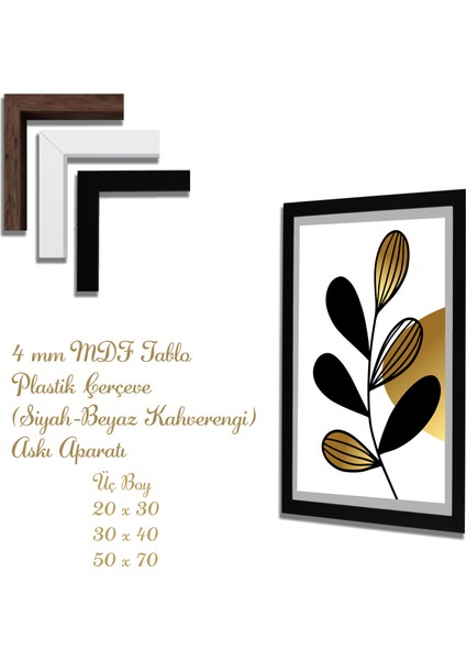 Yapay Zeka Görselli Mdf Plastik Çerçeveli Dekoratif Tablo fiyatları