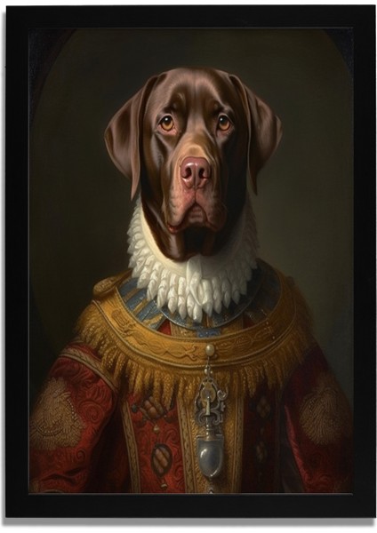 Yapay Zeka Görselli Mdf Plastik Çerçeveli Dekoratif Tablo