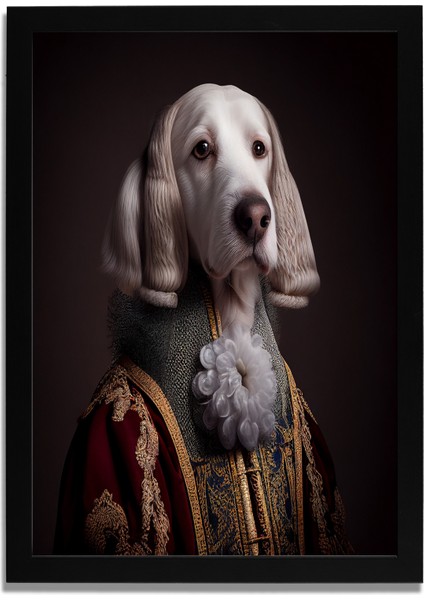 Yapay Zeka Görselli Mdf Plastik Çerçeveli Dekoratif Tablo