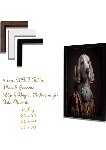 Yapay Zeka Görselli Mdf Plastik Çerçeveli Dekoratif Tablo fiyatları