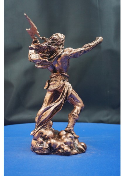 Mitolojik Tasarım Zeus Heykel Biblo - Ev Ofis Dekoratif Hediyelik Aksesuar (25 cm ) fiyatları