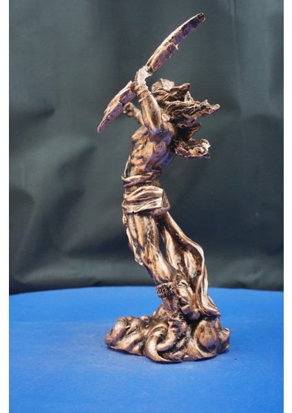 Mitolojik Tasarım Zeus Heykel Biblo - Ev Ofis Dekoratif Hediyelik Aksesuar (25 cm ) fırsatları