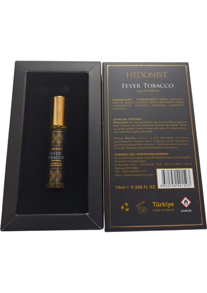 Fever Tobacco Unisex Parfum EDP 10 ml