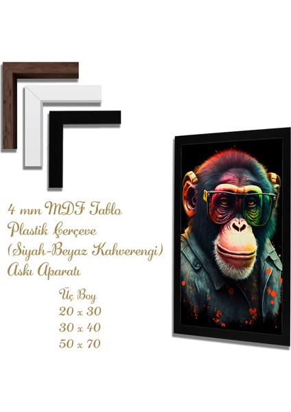 Yapay Zeka Görselli Mdf Plastik Çerçeveli Dekoratif Tablo fiyatları