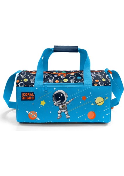 Kids Lacivert Mavi Astronot Desenli Spor Çantası 27538 fiyatları
