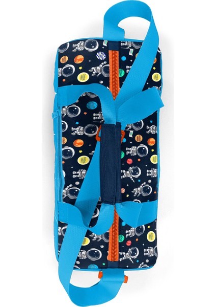 Kids Lacivert Mavi Astronot Desenli Spor Çantası 27538 fırsatları