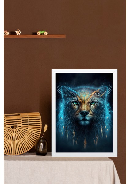 Yapay Zeka Görselli Mdf Plastik Çerçeveli Dekoratif Tablo indirimleri