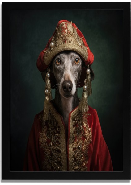 Yapay Zeka Görselli Mdf Plastik Çerçeveli Dekoratif Tablo