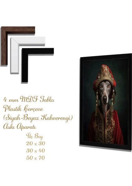 Yapay Zeka Görselli Mdf Plastik Çerçeveli Dekoratif Tablo fiyatları