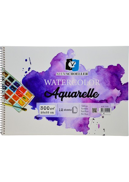 Watercolor Aquarelle 25X35 cm 919