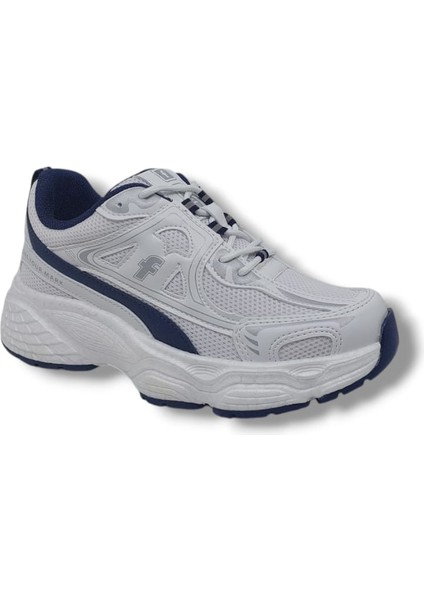 Flet 329 Kadın Beyaz File Yürüyüş Koşu Kalın Taban Spor Ayakkabı fiyatları