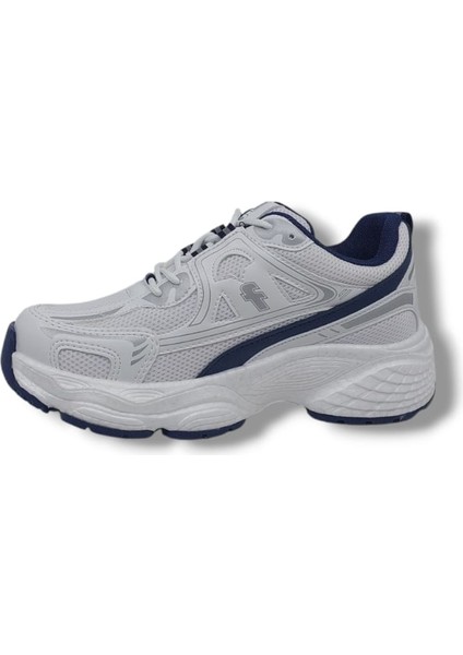 Flet 329 Kadın Beyaz File Yürüyüş Koşu Kalın Taban Spor Ayakkabı modelleri