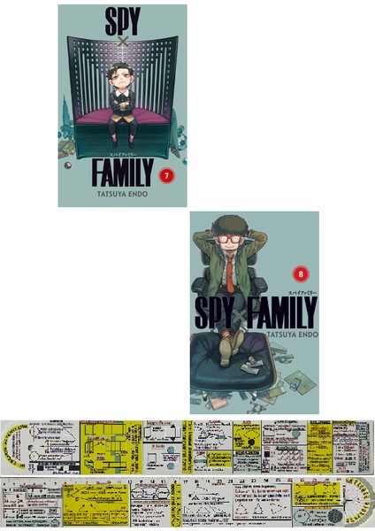 Spy x Family 7-8. Ciltler Manga Seti + Mat. Öğreten Cetvel