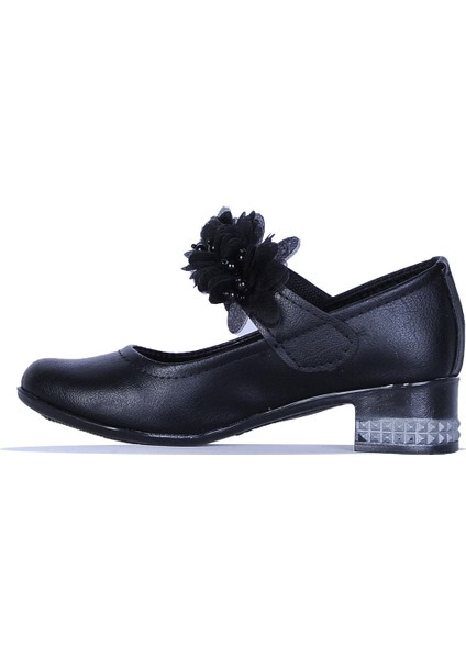 26-Herbebe Fırfırlı 3cm Kız Çocuk Topuklu Ayakkabı fiyatları