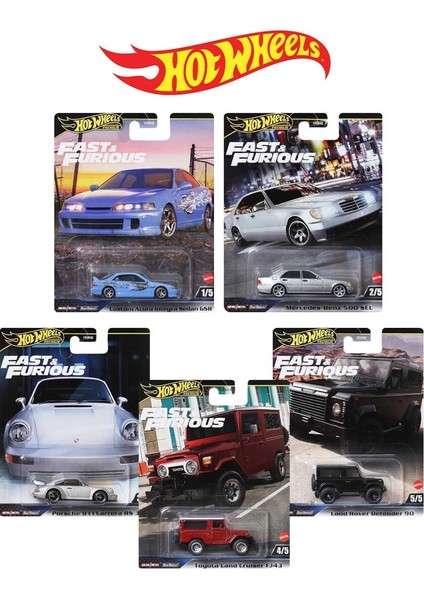 Hot Wheels Premium Fast & Furious Case G