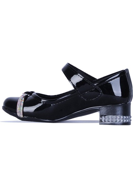 25-Herbebe Taşlı 3cm Kız Çocuk Topuklu Ayakkabı fiyatları