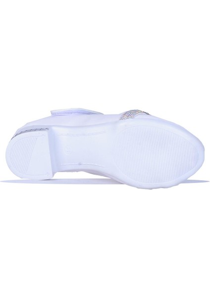 25-Herbebe Taşlı 3cm Kız Çocuk Topuklu Ayakkabı fırsatları