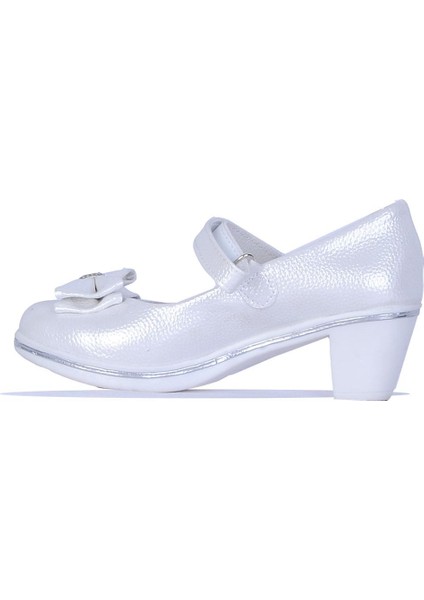 Lunedi Krem Rugan 4cm Topuklu Kız Çocuk Ayakkabı fiyatları