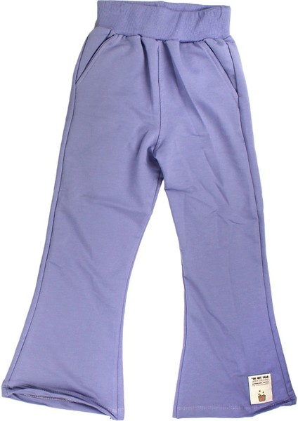 Kız Çocuk Mor Fırfırlı My Will Yazılı Saksıda Çiçek Baskılı 2'li Takım fırsatları