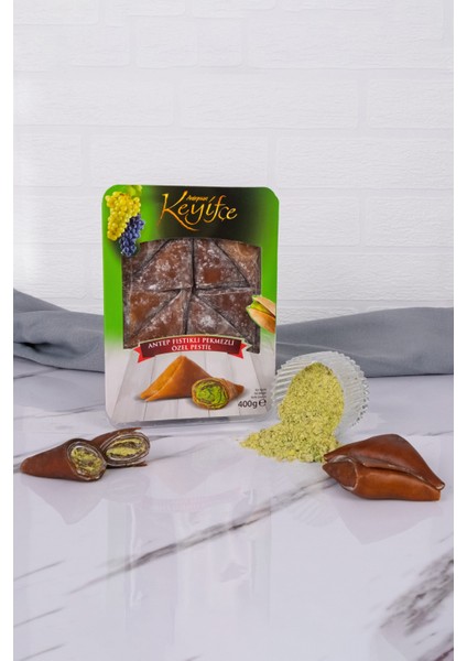 Antep Fıstıklı Pekmezli Muska 400 gr