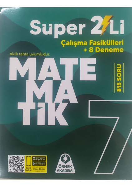 Örnek Akademi Yayınları 7. Sınıf Süper 2'li Matematik Seti