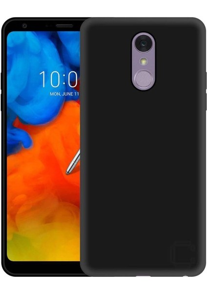 Lg Q Stylus Uyumlu Silikon Esnek Yumuşak Doku Kılıf Arka Kapak
