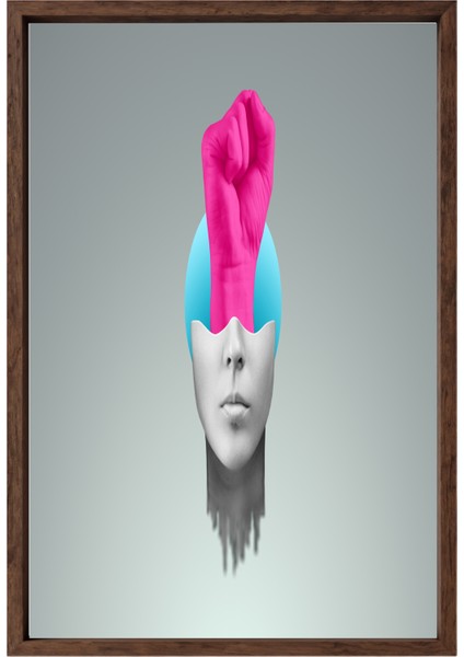 Yapay Zeka Görselli Mdf Plastik Çerçeveli Dekoratif Tablo modelleri