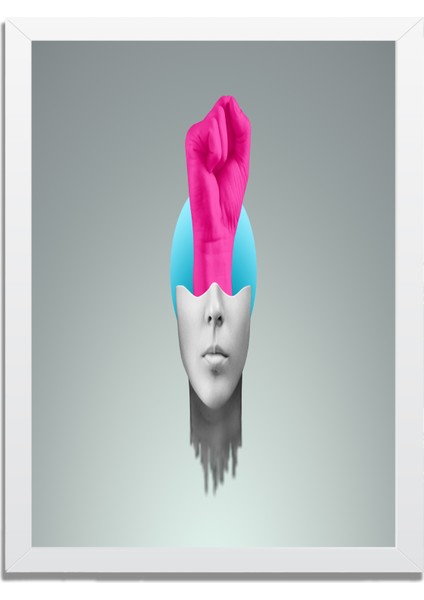 Yapay Zeka Görselli Mdf Plastik Çerçeveli Dekoratif Tablo fırsatları