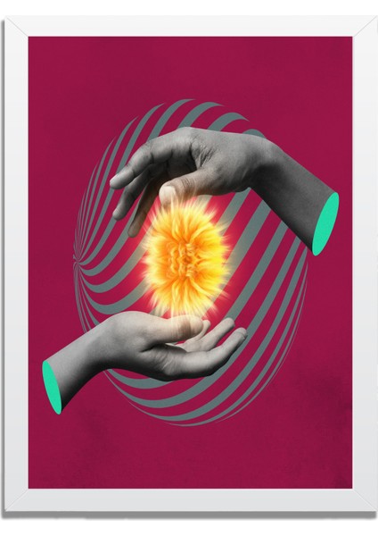 Yapay Zeka Görselli Mdf Plastik Çerçeveli Dekoratif Tablo fırsatları