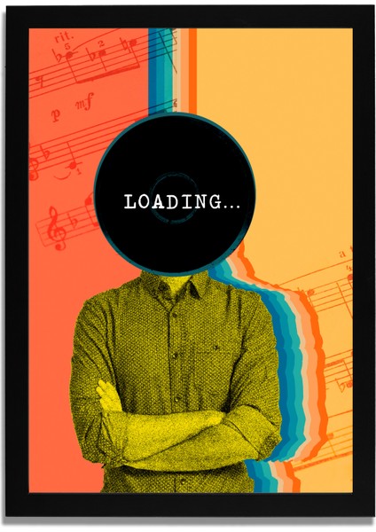 Yapay Zeka Görselli Mdf Plastik Çerçeveli Dekoratif Tablo