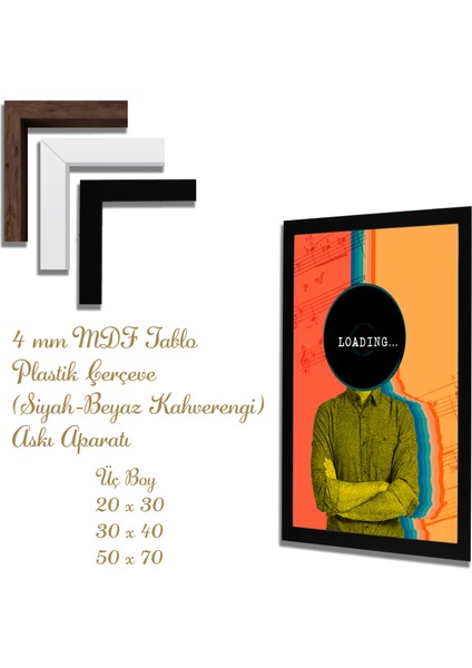 Yapay Zeka Görselli Mdf Plastik Çerçeveli Dekoratif Tablo fiyatları