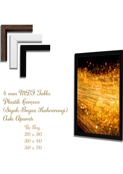 Yapay Zeka Görselli Mdf Plastik Çerçeveli Dekoratif Tablo fiyatları