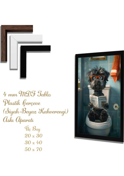 Yapay Zeka Görselli Mdf Plastik Çerçeveli Dekoratif Tablo fiyatları