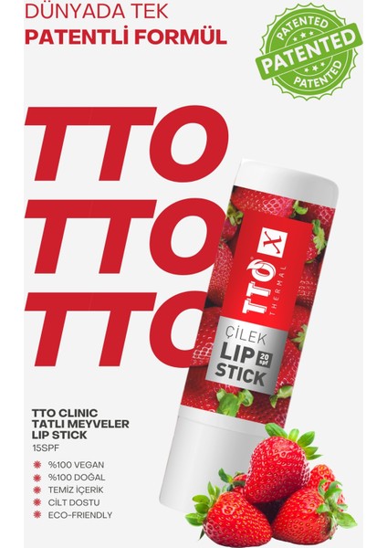 x Çilek Aromalı Lip Stick 20 Spf Korumalı fiyatları