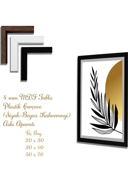 Yapay Zeka Görselli Mdf Plastik Çerçeveli Dekoratif Tablo fiyatları