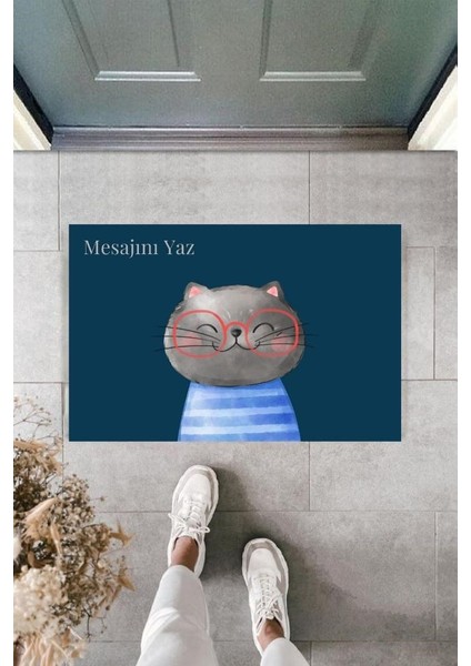 Dijital Baskı Kişiye Özel Iç Kapı Dekorasyon Paspas PS11204