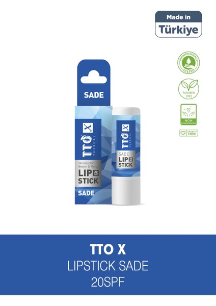 x 20 Spf Korumalı Sade Lipstick