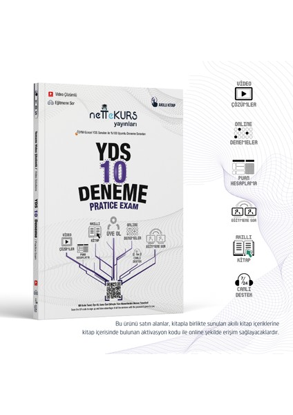 Yds Video Çözümlü Akıllı 10 Deneme