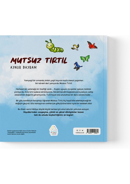 Aynur Bayram -Tavşan ve Tırtılın Geleceğe Işık Tutan 2’li Hikaye Seti fırsatları
