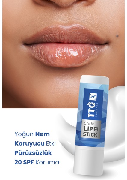x 20 Spf Korumalı Sade Lipstick modelleri
