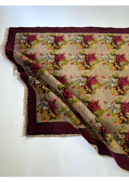 112 x 273 cm El Dokuma Çiçek Desenli Mutfak Koridor Yolluk Yıkanabilir Antik Kilim fiyatları