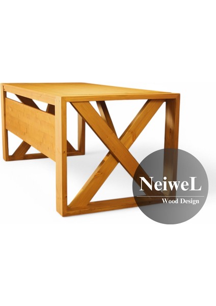 Owen x Ahşap Ofis ve Çalışma MASASI-80 cm -120 cm